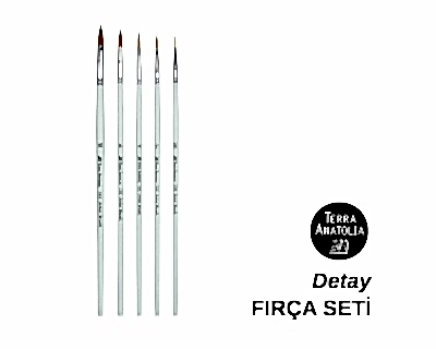 Terra Anatolia - Detay Fırça Seti (5'li) - Terra Anatolia