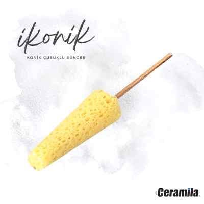 Ceramila - İkonik 3004 Çubuklu Rötuş Süngeri 12x22x65 mm