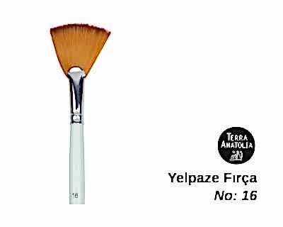 Terra Anatolia - Terra Anatolia - Yelpaze Fırça No: 16