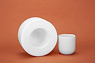  - Yuvarlak Taban Silindir Fincan Döküm Kalıbı 5,5x6 cm